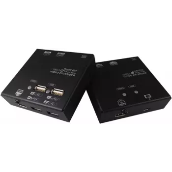 Value KVM pagarinātājs, izmantojot Cat.6 - HDMI - 4x USB 60m - 22 x 84 x 78 mm (14.99.3041)