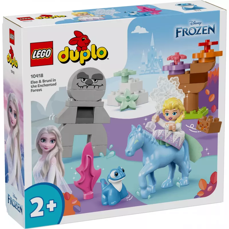 LEGO DUPLO rotaļu komplekts 10418 — Disney Elsa un Bruni Apburtajā mežā, 31 detaļa, no 2+ gadiem