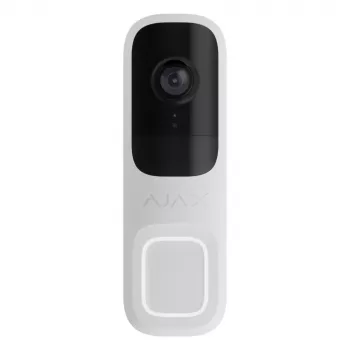 Ajax Doorbell balta Wireless 4 MP Night Vision baterija Powered
