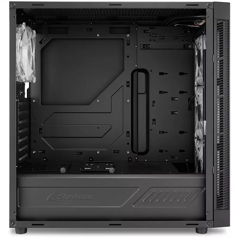 PC korpuss Sharkoon TG6M RGB Tornis Melns