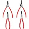 Knipex apļa atsperu knaibles komplekts 4 gab. rullējamā somiņā 19-60mm