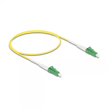 DeLOCK InfiniBand/optisko šķiedru kabelis 0,5 m LC LC/APC Dzeltens 83219
