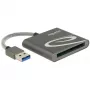 Karšu lasītājs DeLOCK 91525 USB 3.2 Gen 1 pelēks