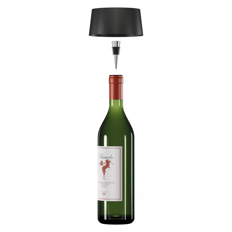 LED galda lampa RealPower TableLight 300 4W melna, saules enerģijas
