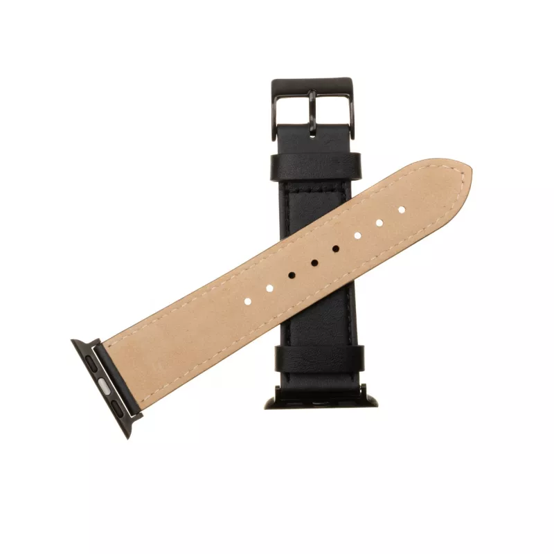 Ādas siksniņa priekš Apple Watch FIXED FIXLST-434-BK — melna, rezerves siksniņa