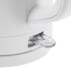 Elektriskā tējkanna Adler AD 1379w — 1,7 L, līdz 2200 W, balta, 360° grozāma pamatne, polipropilēns