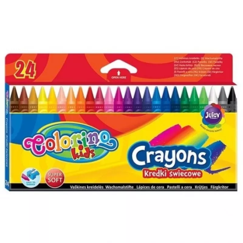 Colorino bērnu krītiņi 24 krāsas