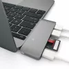 Satechi ST-TCUPM Type-C USB 3.0 kombinētais centrmezgls 3 vienā
