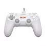 Vadu spēļu kontrolieris GameSir T3 Lite WT balts — ergonomisks vadu kontrolieris saderīgs ar datoru