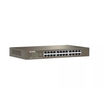 Nepārvaldāms slēdzis TENDA TEG1024D 24 portu Gigabit Ethernet, 48 Gbps, 8000 MAC tabula, zils