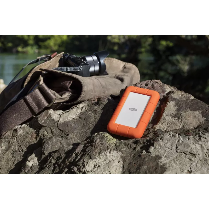 LaCie Rugged USB-C ārējais cietais disks 5 TB USB Type-C 3.2 Gen 1 (3.1 Gen 1) Pelēks Dzeltens