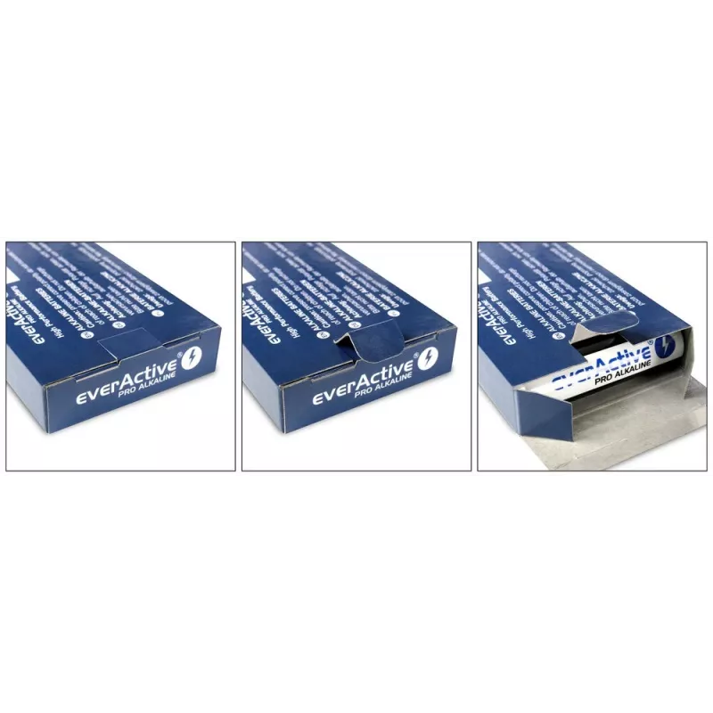 Vienreizējās lietošanas AA sārma baterijas everActive LR610PAKPA, 1,5 V, 3000 mAh, iepakojumā 10 gab.