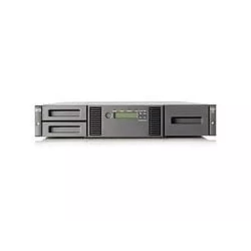 Hewlett Packard Enterprise HPE StorageWorks MSL2024 - lentu bibliotēka - LTO Ultrium - maks. disku skaits: 2 - plaukta - plauktā montējama - 2U - svītrkodu lasītājs - ProLiant DL120