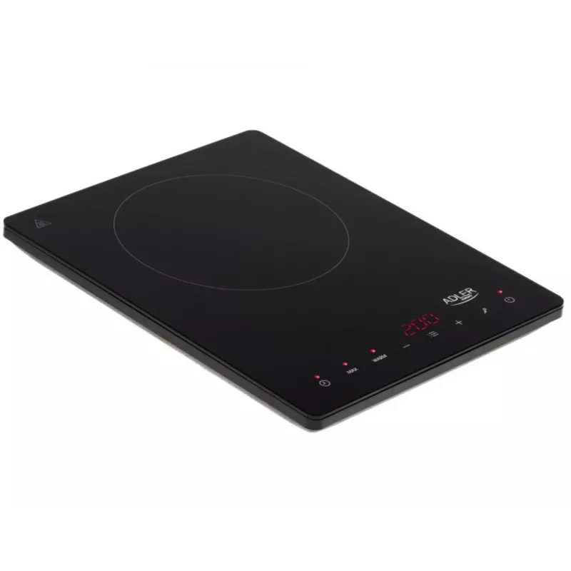 Adler AD 6513 plīts melna, galda virsmas, 29 cm zona, indukcijas plīts, 1 zona(s)