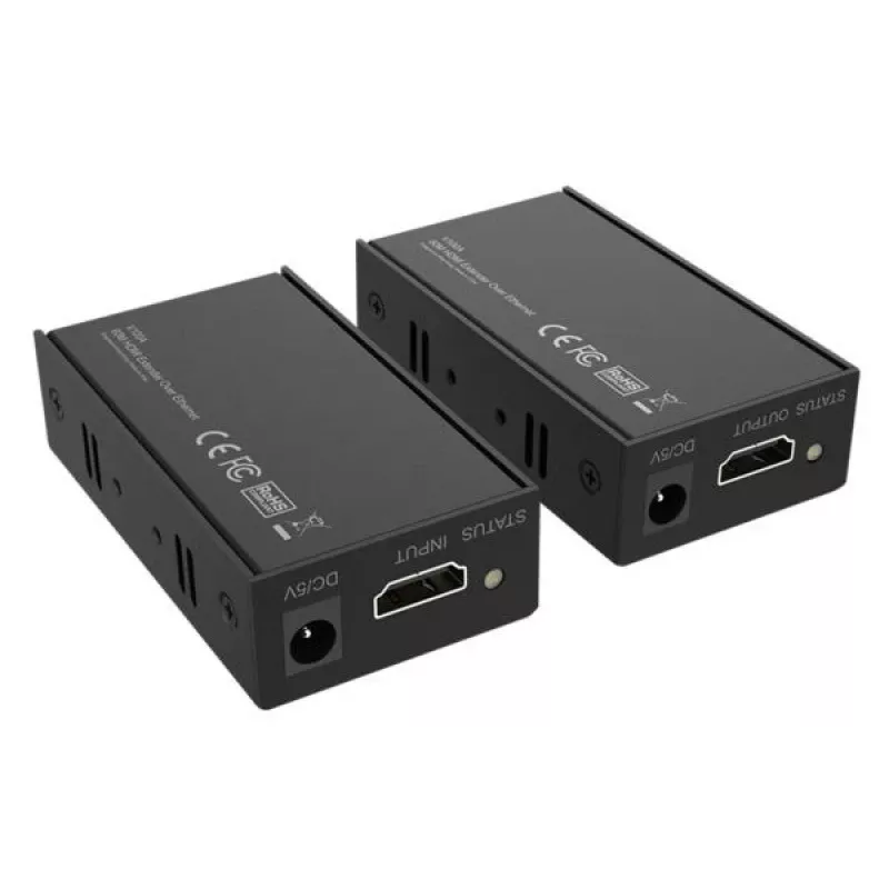 Unitek HDMI pagarinātājs pa Ethernet, 60M, V100A