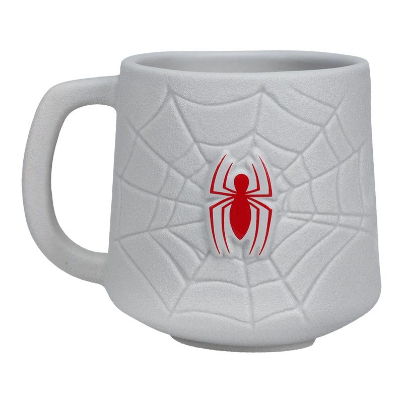 Krūze Paladone Spiderman formas krūze pelēka 0.45 L, viena vienība, 127.6×97.4×100.5 mm