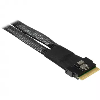 INTER-TECH kabelis SFF-8654-8i uz 2× SFF-8654-4i, 70 cm iekšējais sadalītāja kabelis