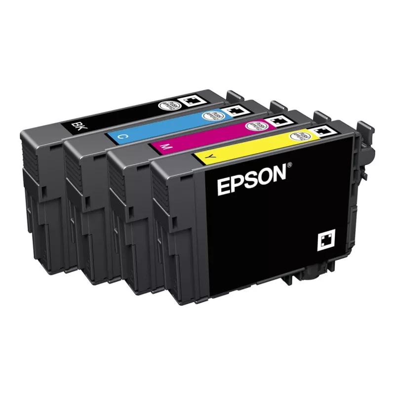 Epson 502 XL tonera kasetne 4 gab. Saderīga melna, ciāna, fuksīna, dzeltena