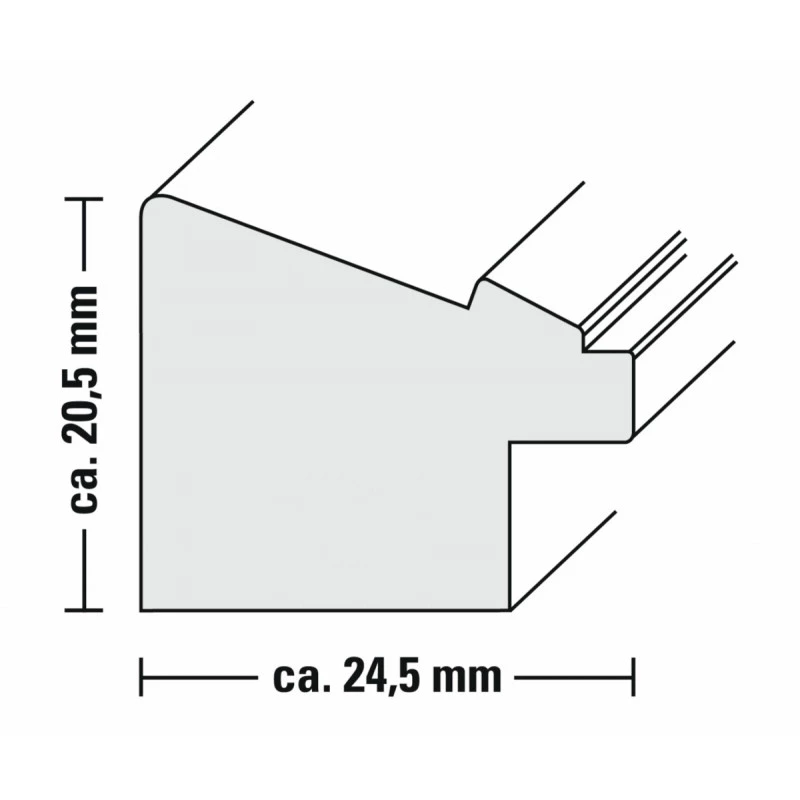 Hama Cozy Viens attēlu rāmis Balts