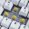 Sharkoon SKILLER SGK50 S3 PBT tastatūra Gaming USB QWERTZ vācu, balta