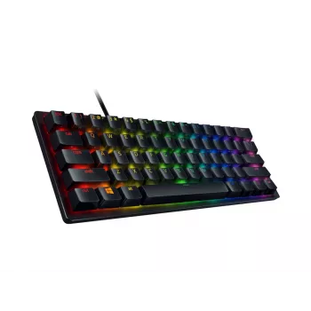 Razer Huntsman Mini 60% Gaming tastatūra Opto-Mechanical Purple Switch RGB LED gaisma NORD vadu