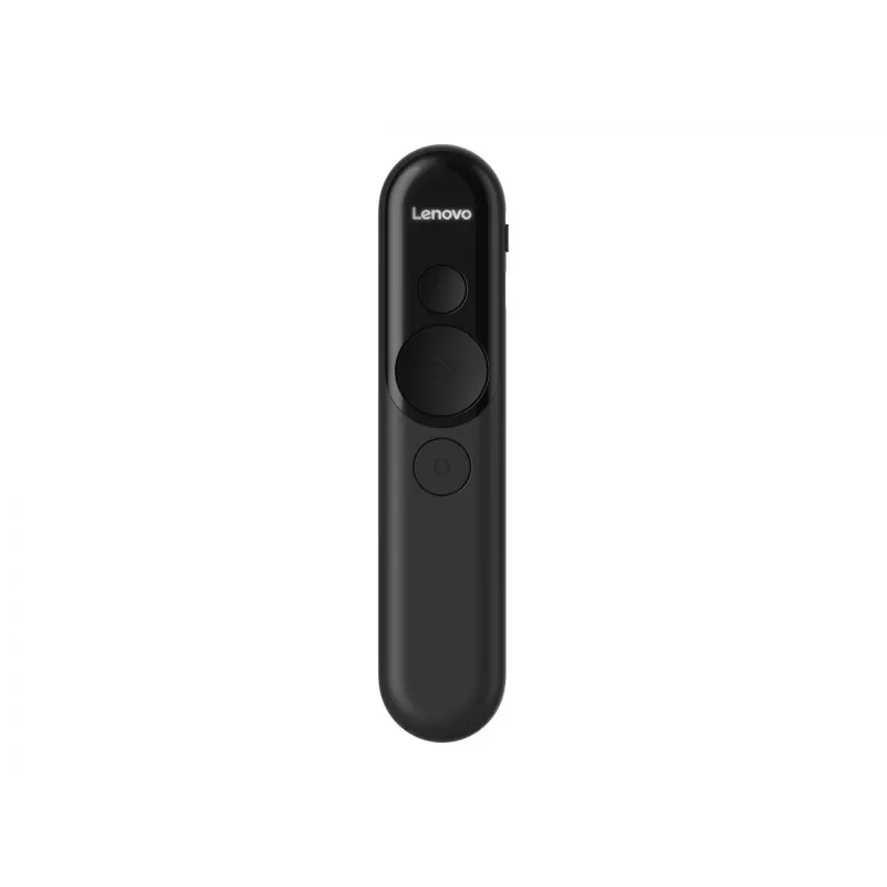 Lenovo | Lāzera uzlādējama prezentācijas tālvadības pults | Melna