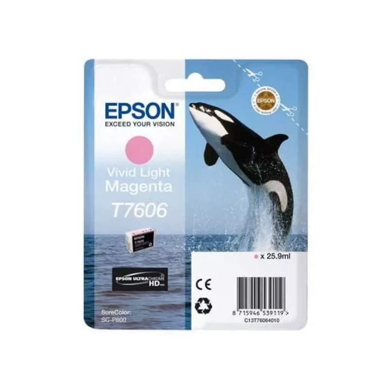 Epson C13T76064N10 tintes kasetne 1 gab. Oriģināla Gaiši purpursarkana