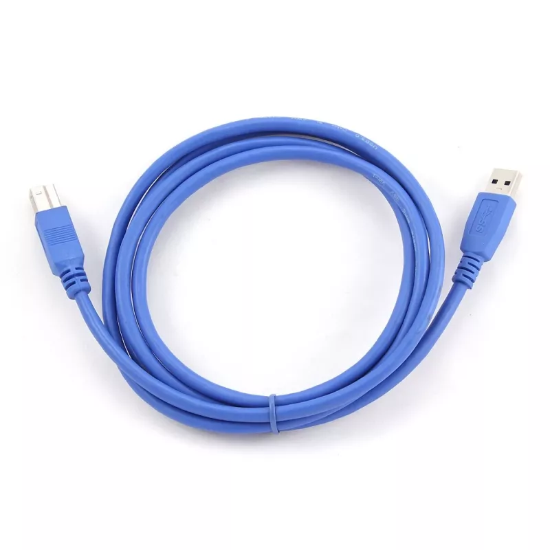 Gembird - USB kabelis - USB Typee a (M) Zu USB Typee B (M) - USB 3.0 - 1.8 M - Moulded - Zils