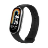 Xiaomi Smart Band 8 Melns, fitnesa izsekotājs, Bluetooth 5.1, 190mAh, 1.62, 5 ATM, akselerometrs, PPG sensors, žiroskops