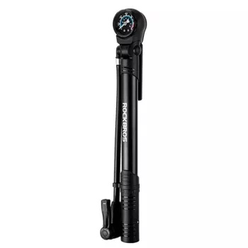 Rockbros 42310006001 Velosipēda rokas sūknis ar manometru, melns