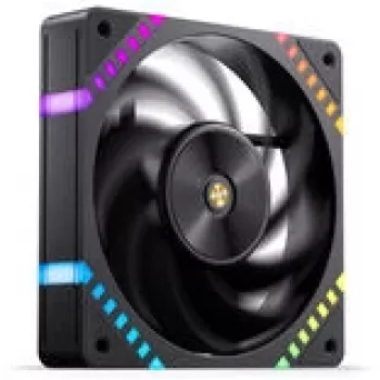 Dzesēšanas ventilators Jonsbo HF2-120 PWM ARGB 120 mm, melns
