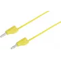 VOLTCRAFT Testa vads [Spraudnis 4 mm - Spraudnis 4 mm] 2 m Dzeltens MSB-300 (MSB-300-3-GB)