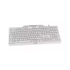 CHERRY KC 1000 SC viedkaršu tastatūra ar vadu, gaiši pelēka, USB, QWERTY, UK