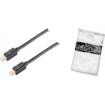DisplayPort kabelis ShiverPeaks BS10-51025 1 m Mini DisplayPort Melns