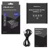 Ethernet mini slēdzis QOLTEC 52293 1x4 RJ45, 1-ieeja 4-izejas nepārvaldāms tīkla sadalītājs