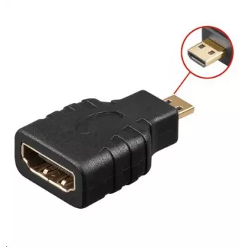 Microconnect HDM19F19MM kabeļa dzimumu pārveidotājs Micro HDMI HDMI Melns
