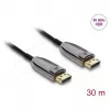 DELOCK aktīvais optiskais DisplayPort 2.1 kabelis 8K 60Hz 40Gbps 30 m