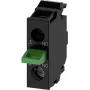 Siemens 3SU14002AA101BA0 - Skrūve - Melna - IP40 IP20 EAC UL cUL - Maiņstrāva - Līdzstrāva - 5 - 500 V - 50 / 60 Hz