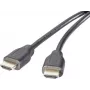 SpeaKa Professional HDMI kabelis 0,5 m Audio Return Channel, zeltīti kontakti, melns [1x HDMI spraudnis - 1x HDMI spraudnis] (SP-9024564)