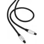 SpeaKa Professional Toslink digitālā audio savienojuma kabelis [1x Toslink spraudnis (ODT) - 1x Toslink spraudnis (ODT)] 1,50 m melns SuperSoft apvalks SpeaKa Professional (SP-7870568)