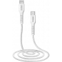 SBS TECABLELIGTC1W - 1 m - Lightning - USB C - Vīriešu - Vīriešu - Balts