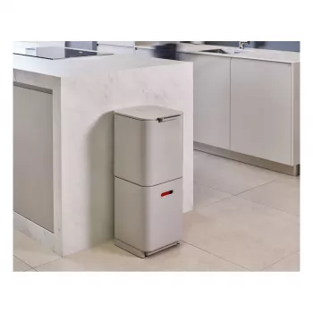 Joseph Joseph atkritumu tvertne Totem 60 L akmens pelēka