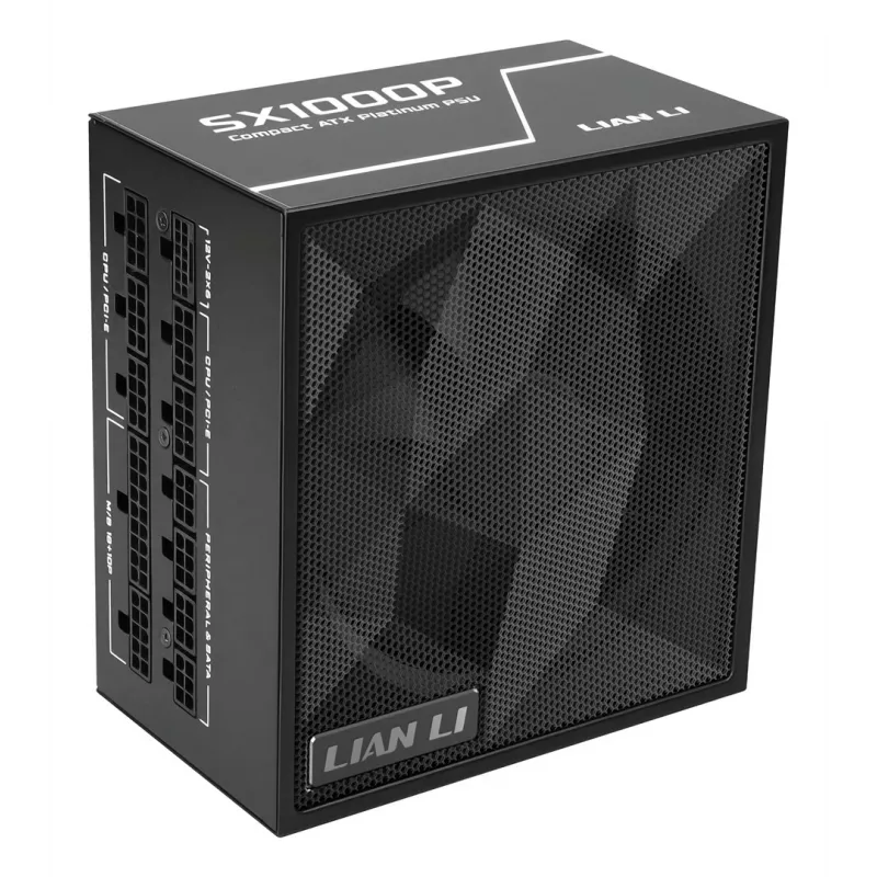 Barošanas bloks Lian Li SX Series 80 PLUS Platinum pilnībā modulārs PCIe 5.1 ATX 3.1 1000W