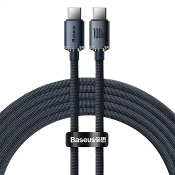 USB kabelis Baseus CAJY000701 2 m USB C Melns 0.48 Gbit/s