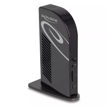 DeLOCK USB Type-C trīskāršā displeja dokstacija 4K USB centrmezgls LAN audio PD 96 W