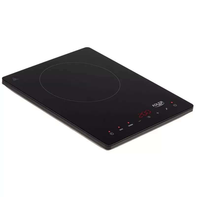 Adler AD 6513 plīts melna, galda virsmas, 29 cm zona, indukcijas plīts, 1 zona(s)