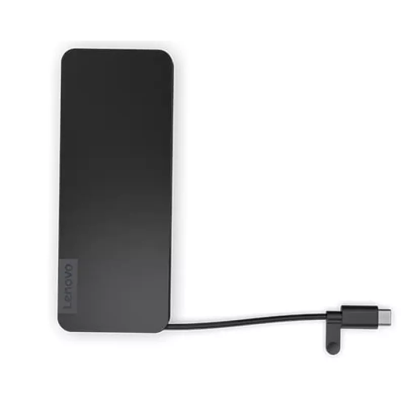 Lenovo 4X11N40212 klēpjdatora dokstacija/portu replikators ar vadu USB 3.2 Gen 1 (3.1 Gen 1) Type-C, melna