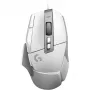 Spēļu peles komplekts Logitech G G502 X ar G240 cieto spēļu peles paliktni — labās rokas, optiskā 25600 DPI, USB Type-A, 13 pogas, balta