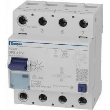 Doepke DFS4 040-4/0.30-PVFI-automātslēdzis 4p 40 A 0.3 (09136804)