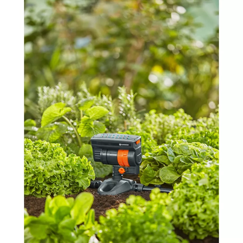Oscillating Water Sprinkler Gardena 13325-20 Melns 1 pc